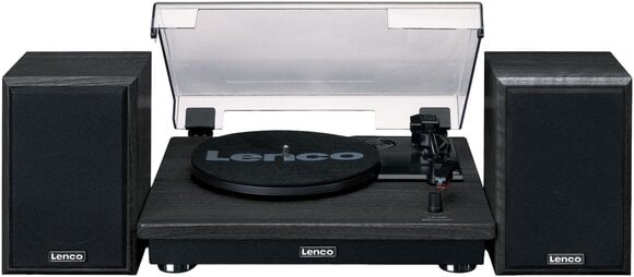 Gramofon komplet Lenco LS-100BK Black Gramofon komplet - 1
