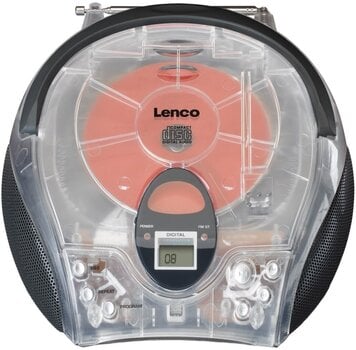 Lecteur de musique de table Lenco SCD-24TR Transparent Lecteur de musique de table - 1