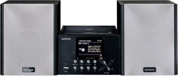 Home Sound System Lenco MC-250BK Black Home Sound System - 1