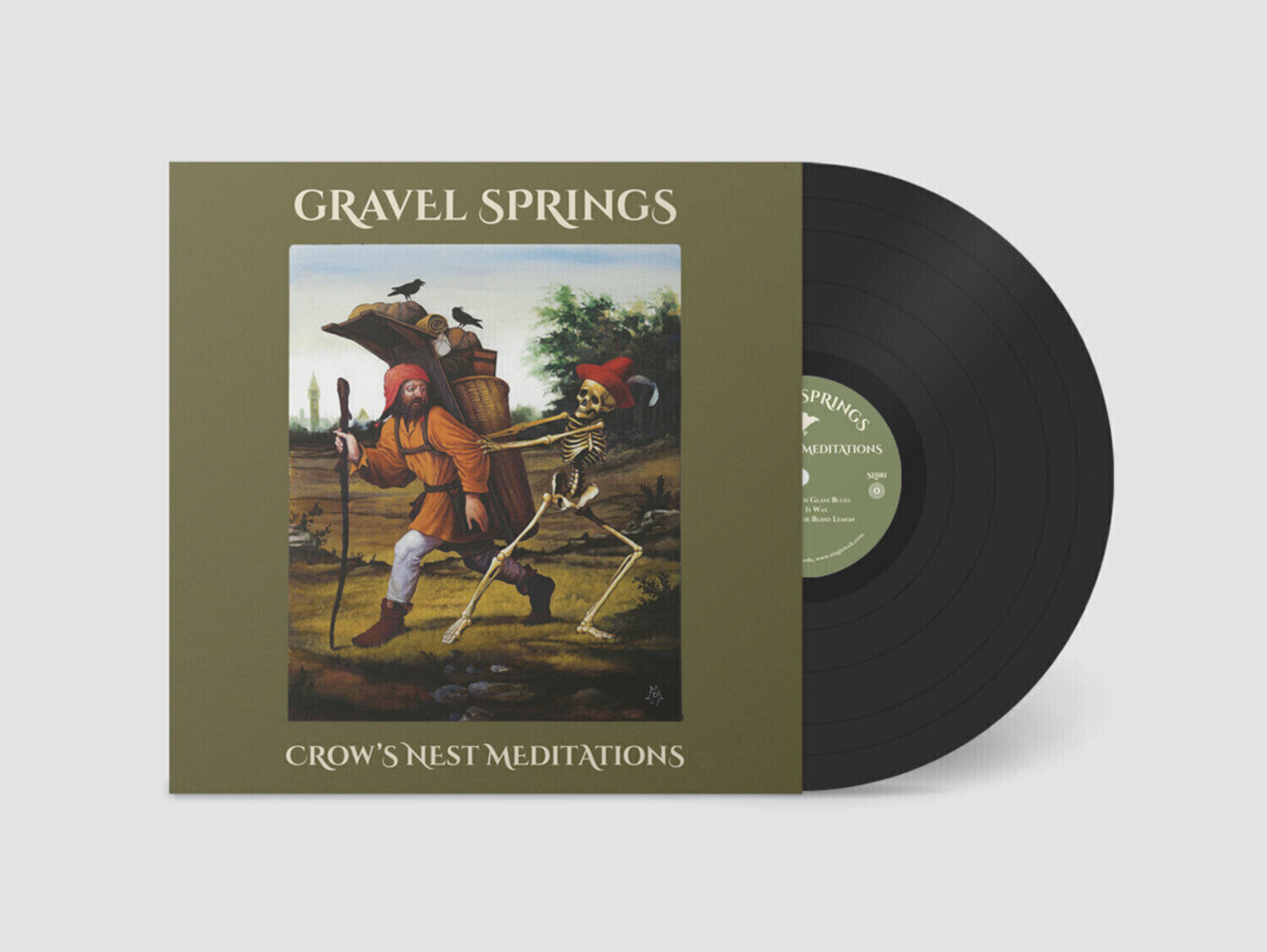 Vinylplade Gravel Springs - Crow's Nest Meditations (Limited Edition) (LP)