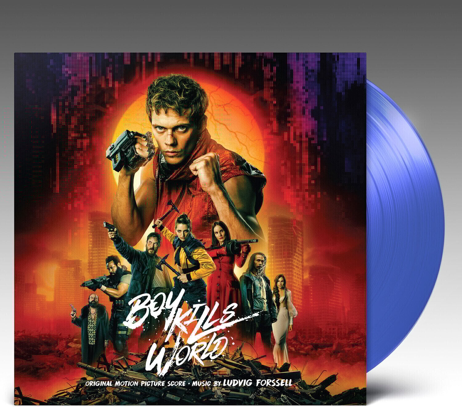 Vinylskiva Ludvig Forssell - Boy Kills World (Original Motion Picture Score) (Transparent Cobalt Blue Coloured) (LP)