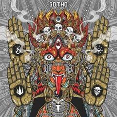 Δίσκος LP Gotho - Gothron Versus Fartark (Red & Black Smoke Coloured) (LP)