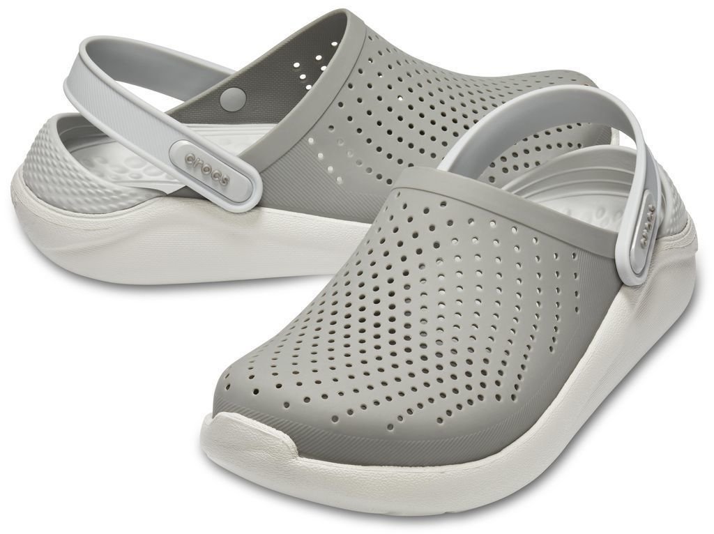 Unisex Schuhe Crocs LiteRide Clog Smoke/Pearl White 45-46