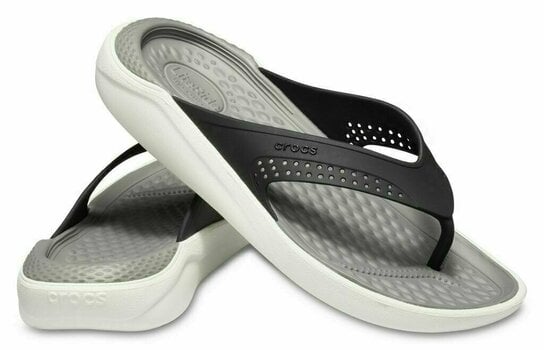 Unisex cipele za jedrenje Crocs LiteRide Flip Black/Smoke 39-40 - 1