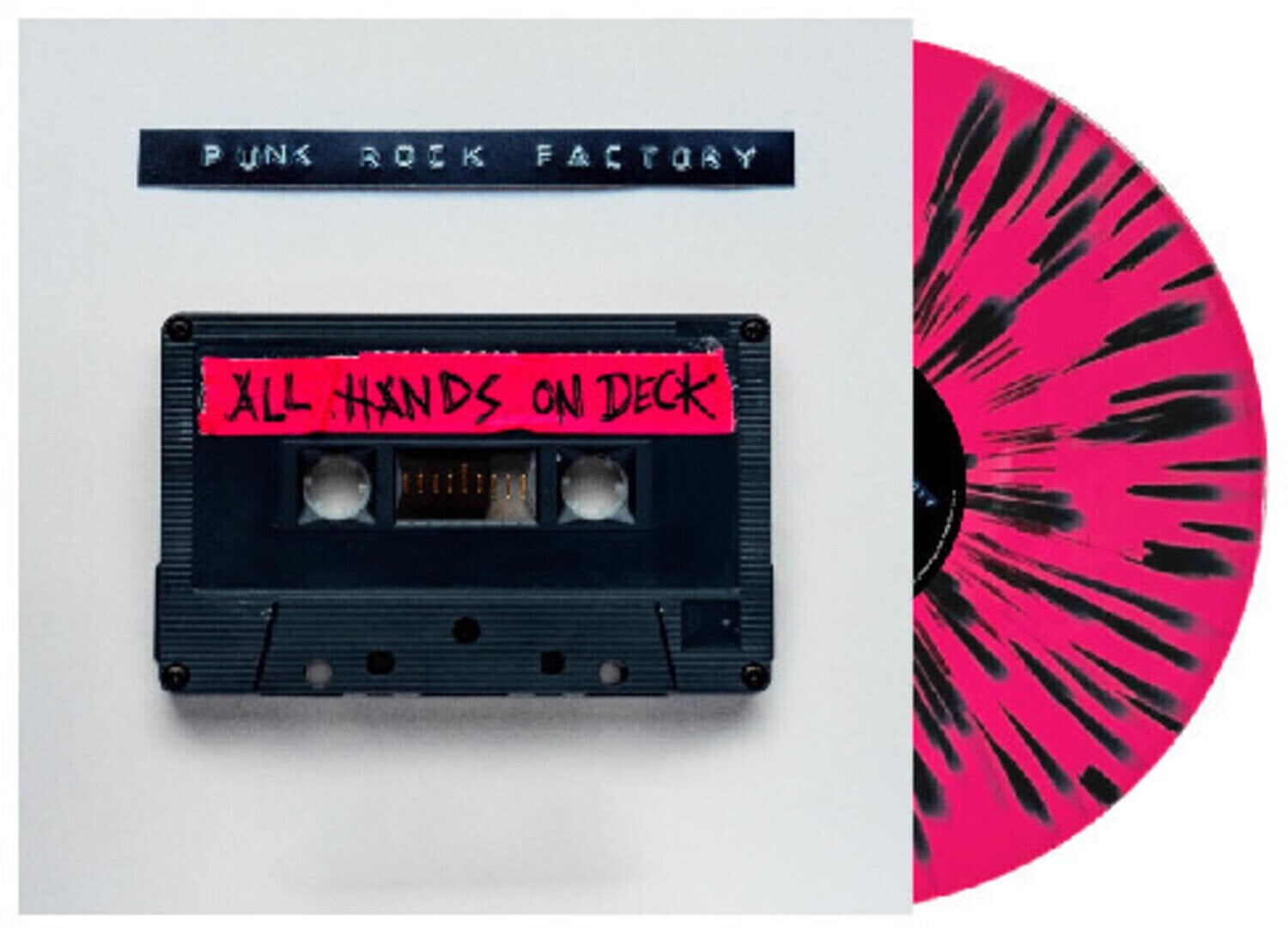 LP plošča Punk Rock Factory - All Hands On Deck (Limited Edition) (Pink & Black Splatter Coloured) (LP)