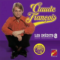 Disc de vinil Claude François - Les Inédits 8 (Limited Edition) (Clear Purple Coloured) (10")