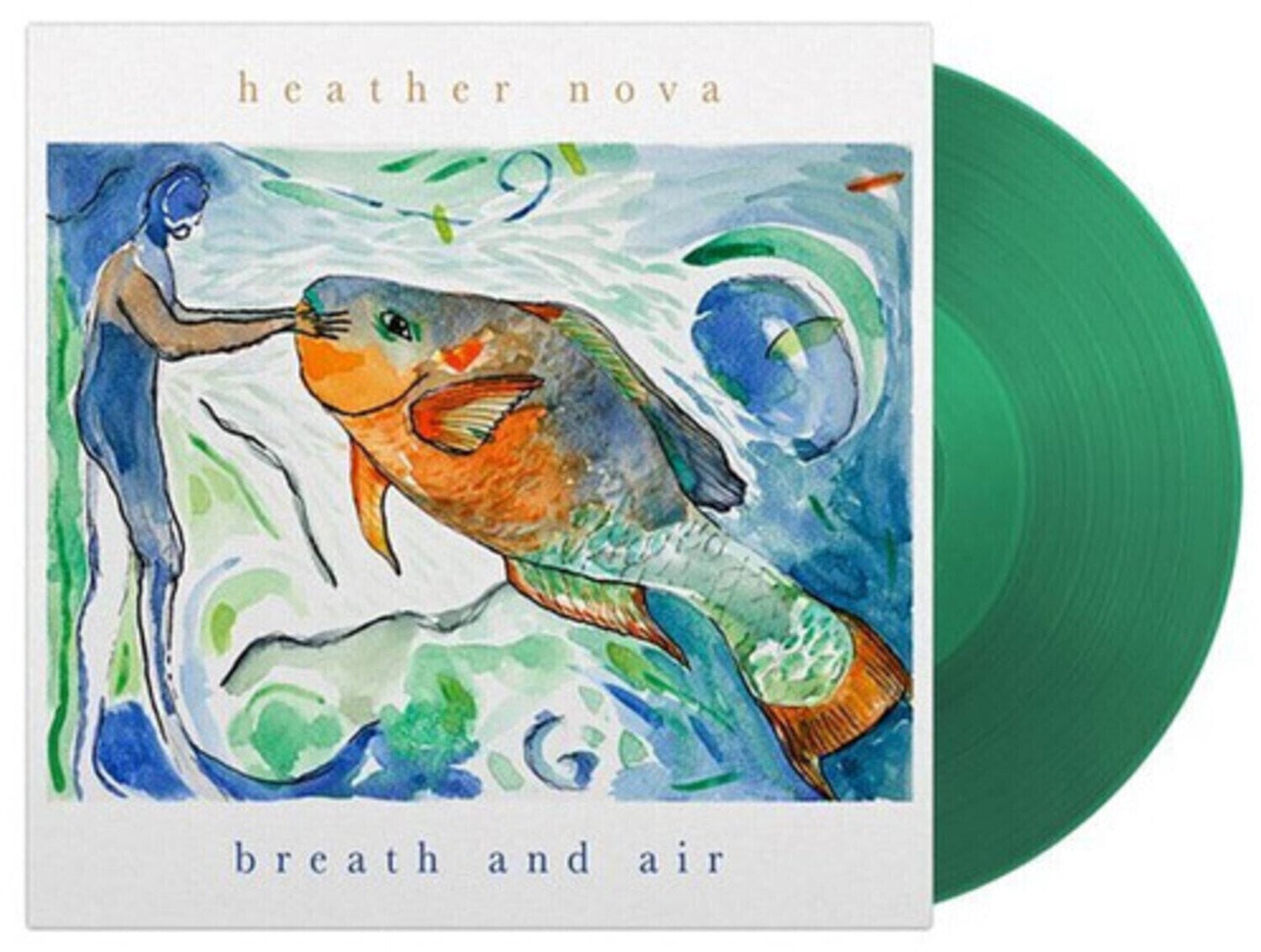 Disco de vinil Heather Nova - Breath And Air (Limited Edition) (Transparent Green Coloured) (LP)