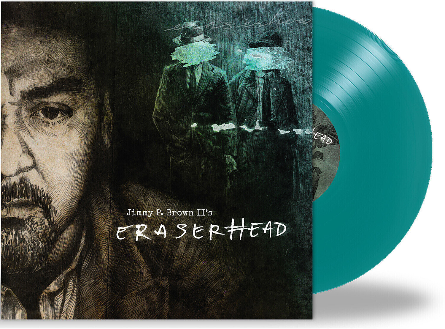 Schallplatte Jimmy P. Brown II - Eraserhead (Green Coloured) (LP)