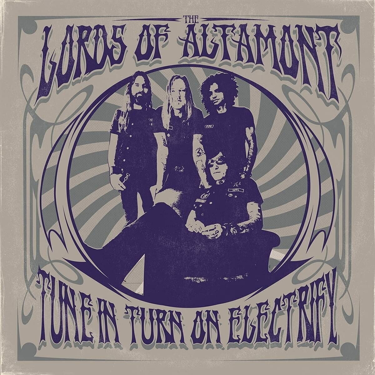 Disc de vinil The Lords Of Altamont - Tune In Turn On Electrify (Limited Edition) (Purple Stripes Coloured) (LP)