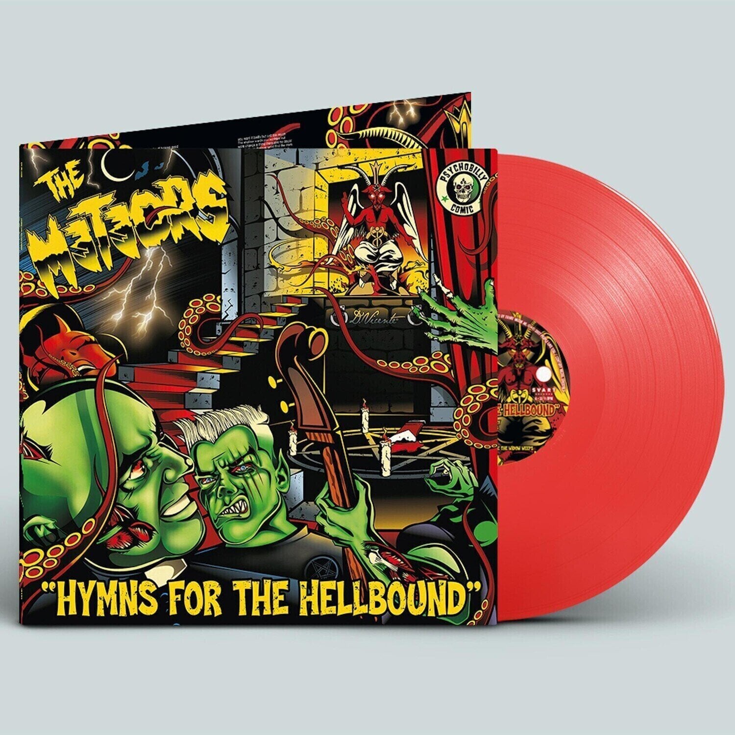 Disc de vinil The Meteors - Hymns For The Hellbound (Reissue) (Transparent Red Coloured) (LP)