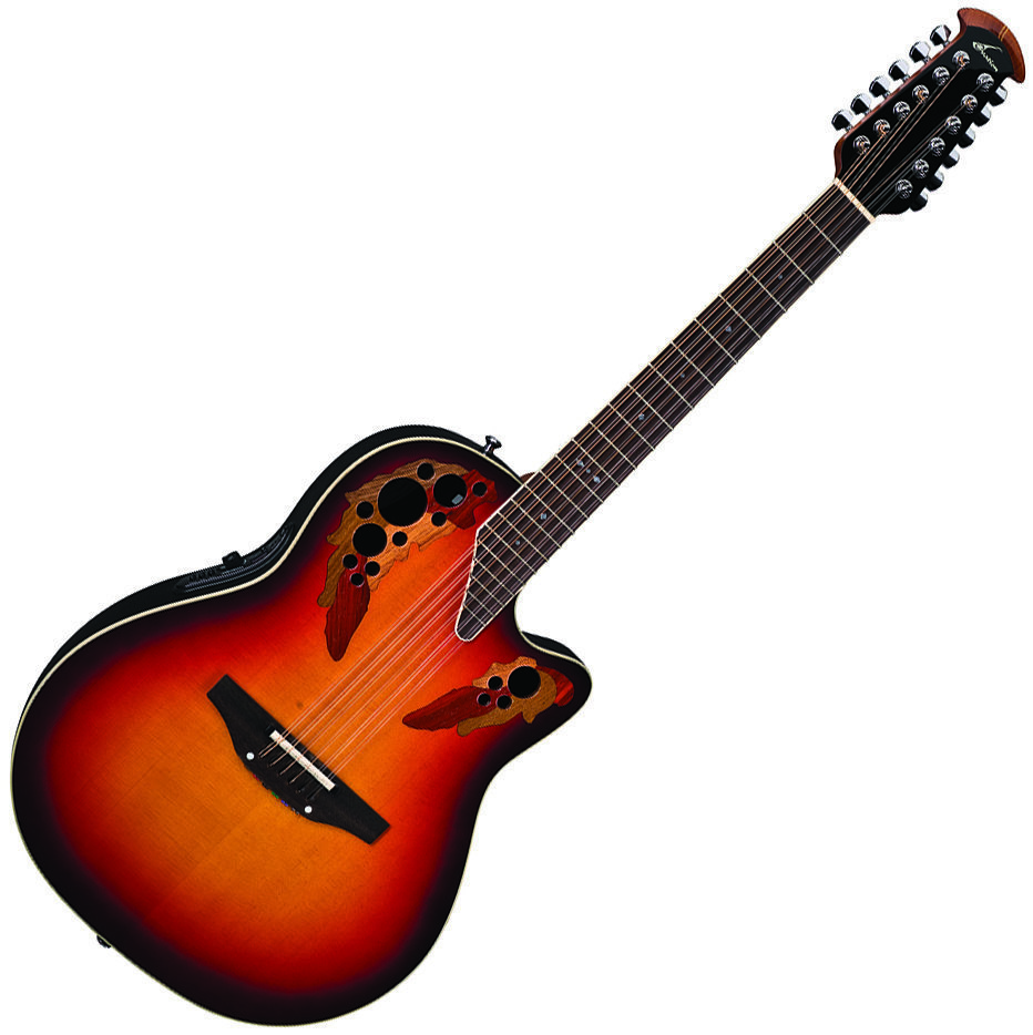 12-snarige elektrisch-akoestische gitaar Ovation 2758AX-NEB
