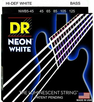 Struny pre 5-strunovú basgitaru DR Strings NWB5-45 - 1
