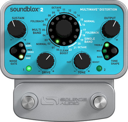 Efecto de guitarra Source Audio Soundblox 2 Multiwave Distortion