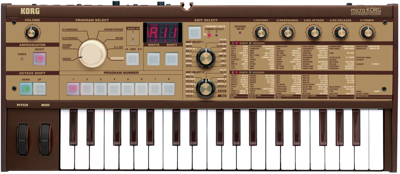 Synthesizer Korg Microkorg Gold
