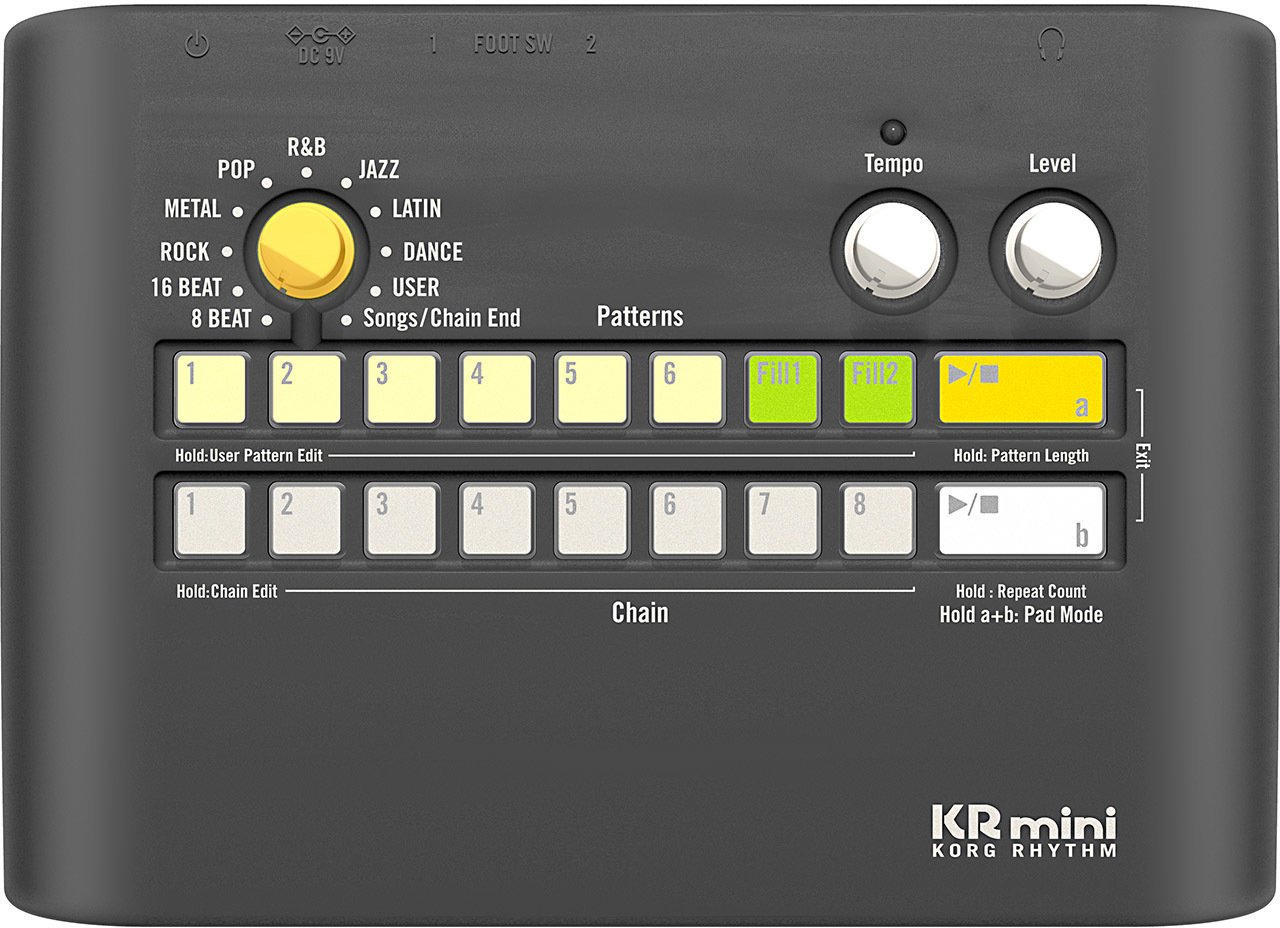 Caixa de ritmos/groovebox Korg Rhythm Mini