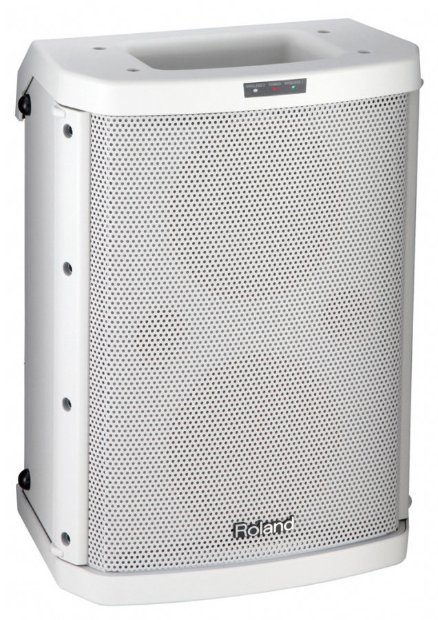 Active Loudspeaker Roland BA55 WH Battery Powered portable Amplifier WH
