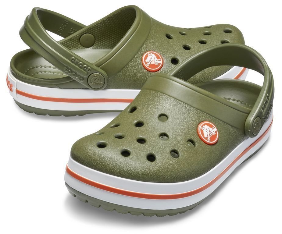 Jachtařská obuv Crocs Kids' Crocband Clog Army Green/Burnt Sienna 27-28