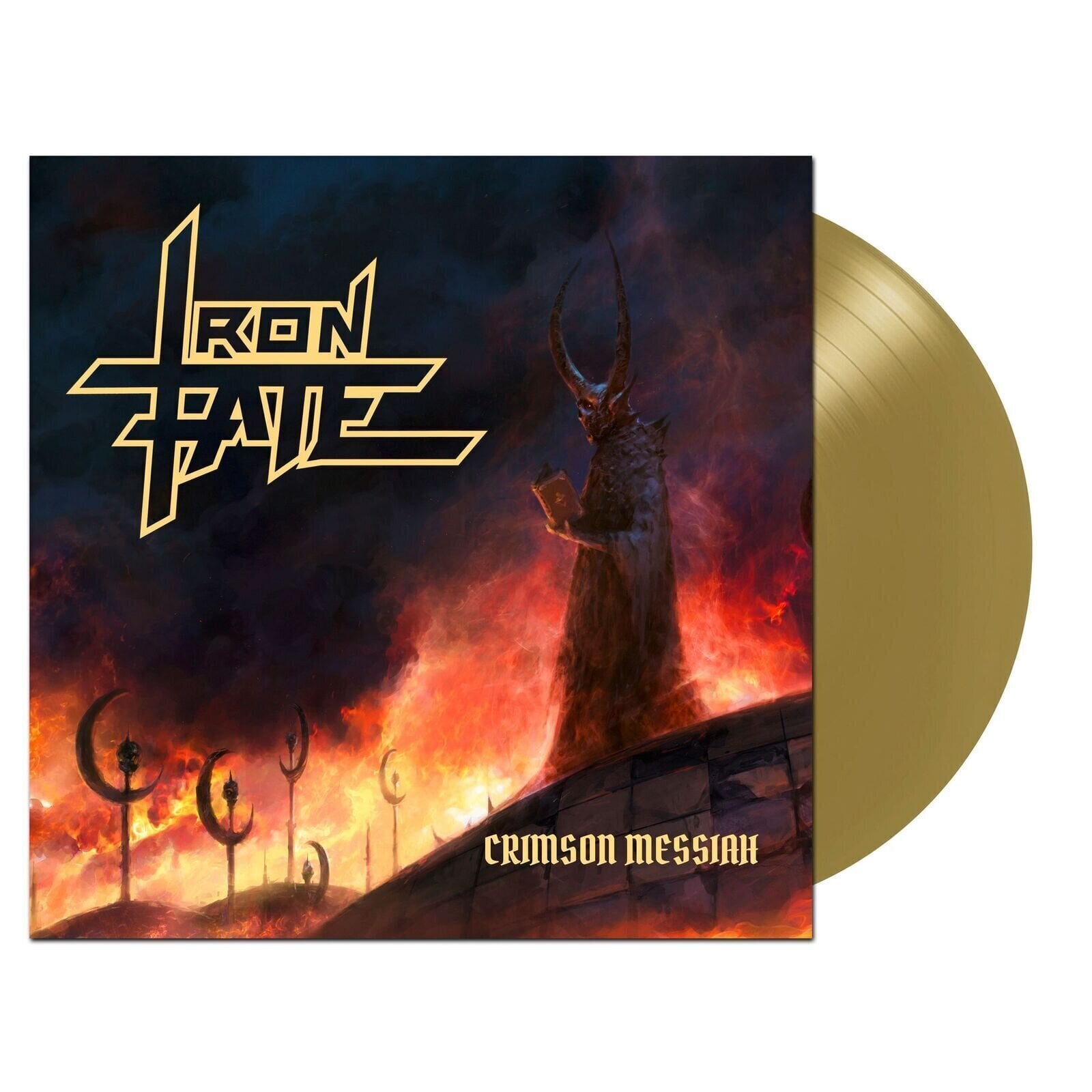 Vinylplate Iron Fate - Crimson Messiah (Limited Edition) (Gold Coloured) (LP)