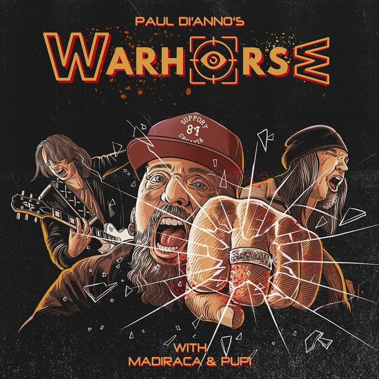 Грамофонна плоча Paul Di'Anno's Warhorse - Paul Di'Anno's Warhorse (Reissue) (Transparent Orange Coloured) (LP)