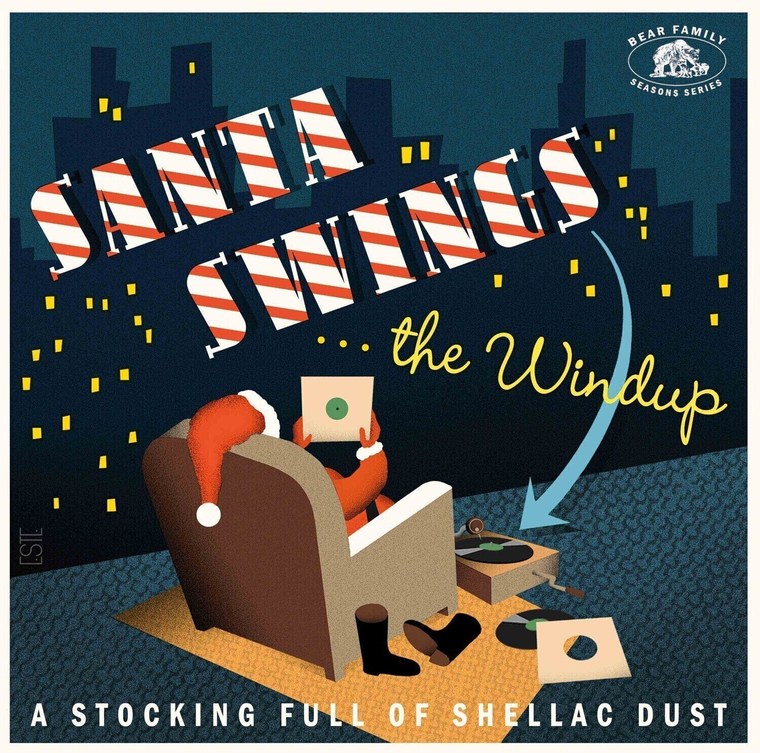 Disc de vinil Various Artists - Santa Swings The Windup (Red Coloured) (LP)