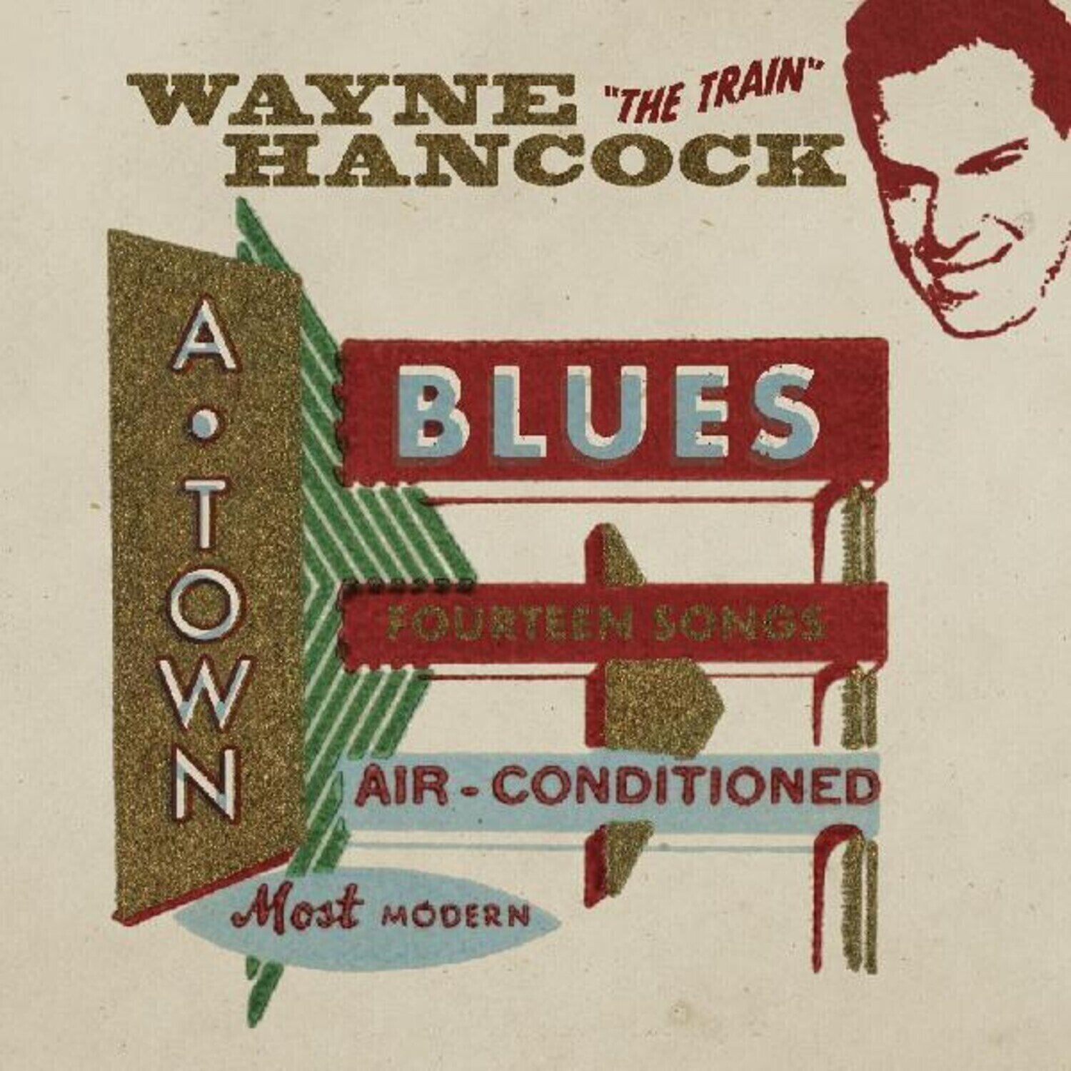Disque vinyle Wayne Hancock - A-Town Blues (Red Coloured) (LP)