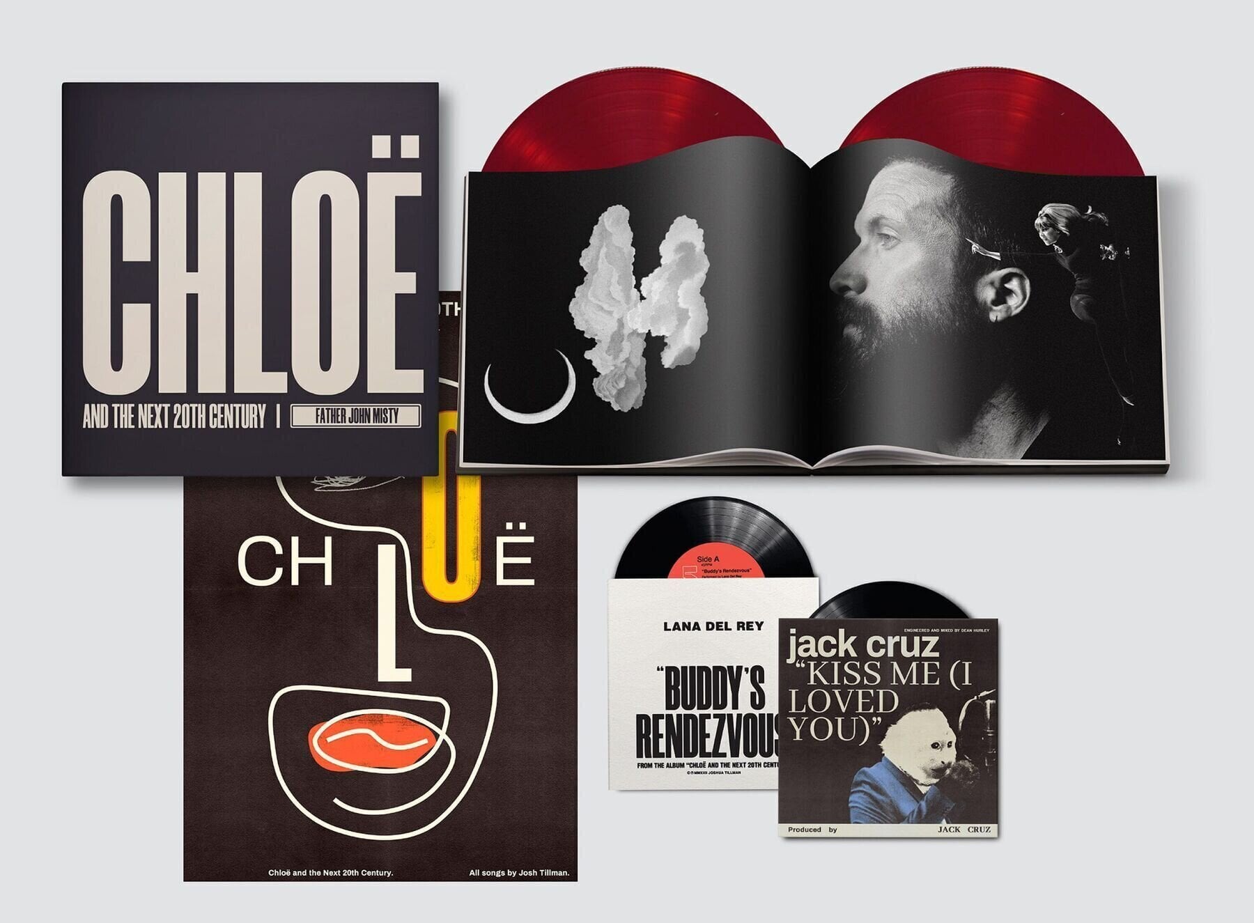 Vinylplate Father John Misty - Chloë And The Next 20th Century (Box Set) (Limited Edition) (Red Coloured) (2 LP + 2 x 7")