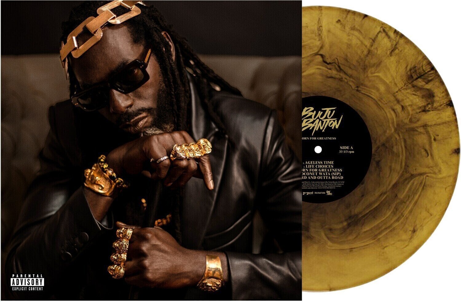 LP ploča Buju Banton - Born For Greatness (Gold Coloured) (2 LP)