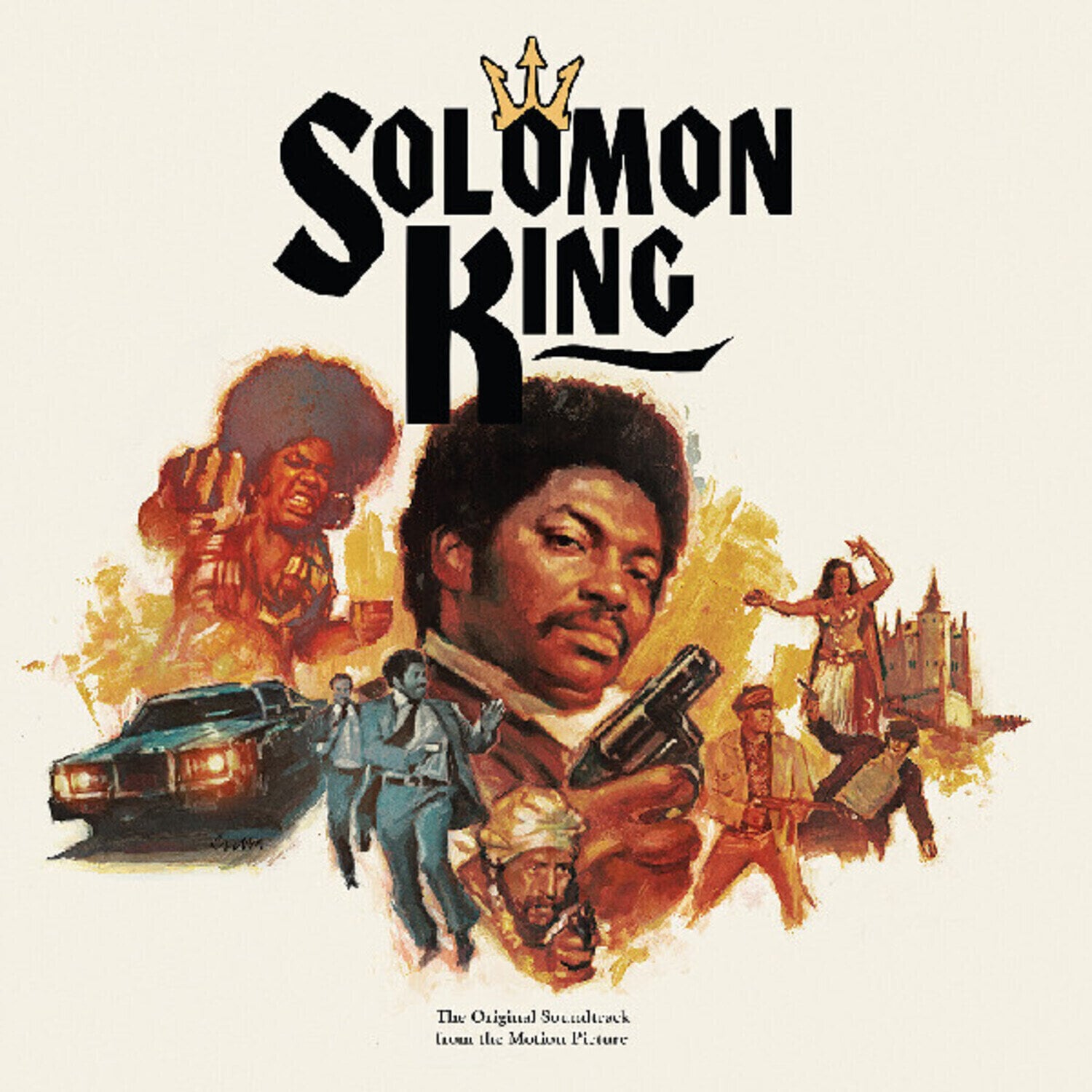 LP ploča Various Artists - Solomon King (Reissue) (The Original Soundtrack From The Motion Picture) (Tiger Swirl Coloured) (LP)