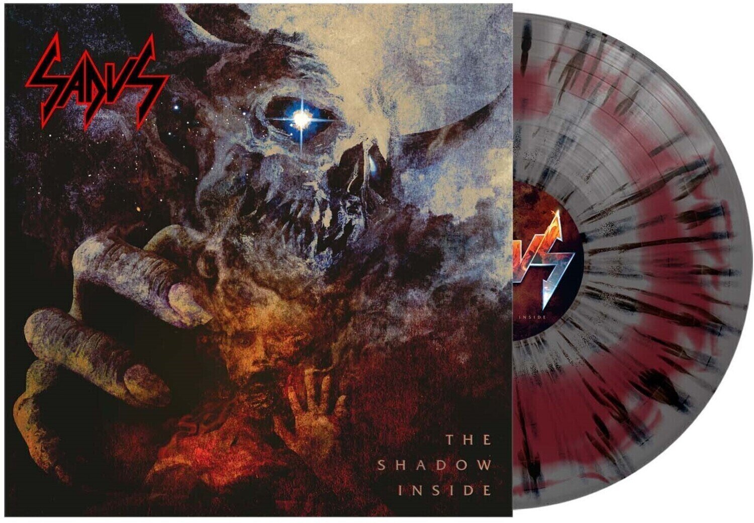 Vinylplate Sadus - The Shadow Inside (Limited Edition) (Red and Silver Swirl with Black Splatter Coloured) (LP)