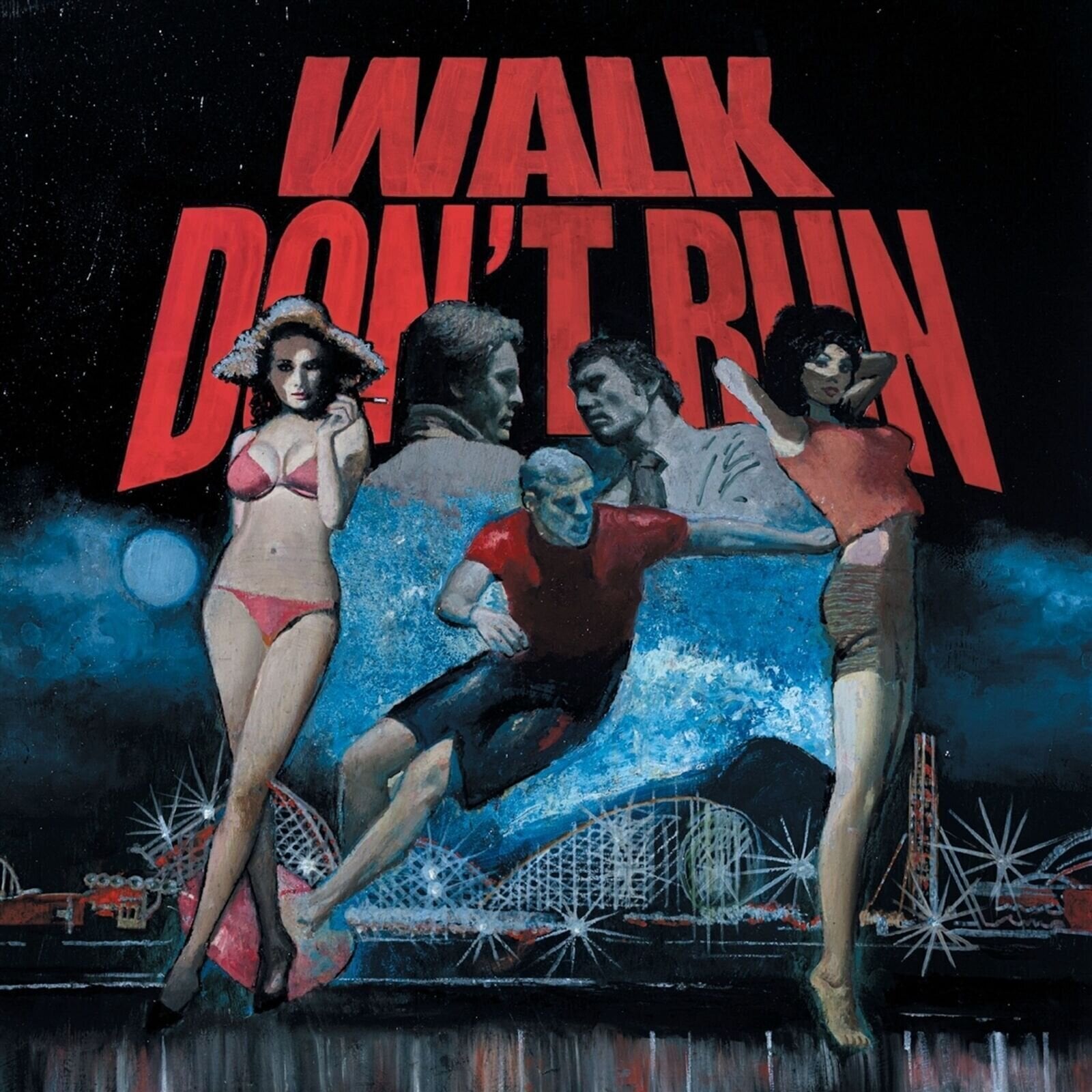 Disc de vinil Various Artists - Walk Don't Run (Metallic Blue Castaway Coloured) (LP)