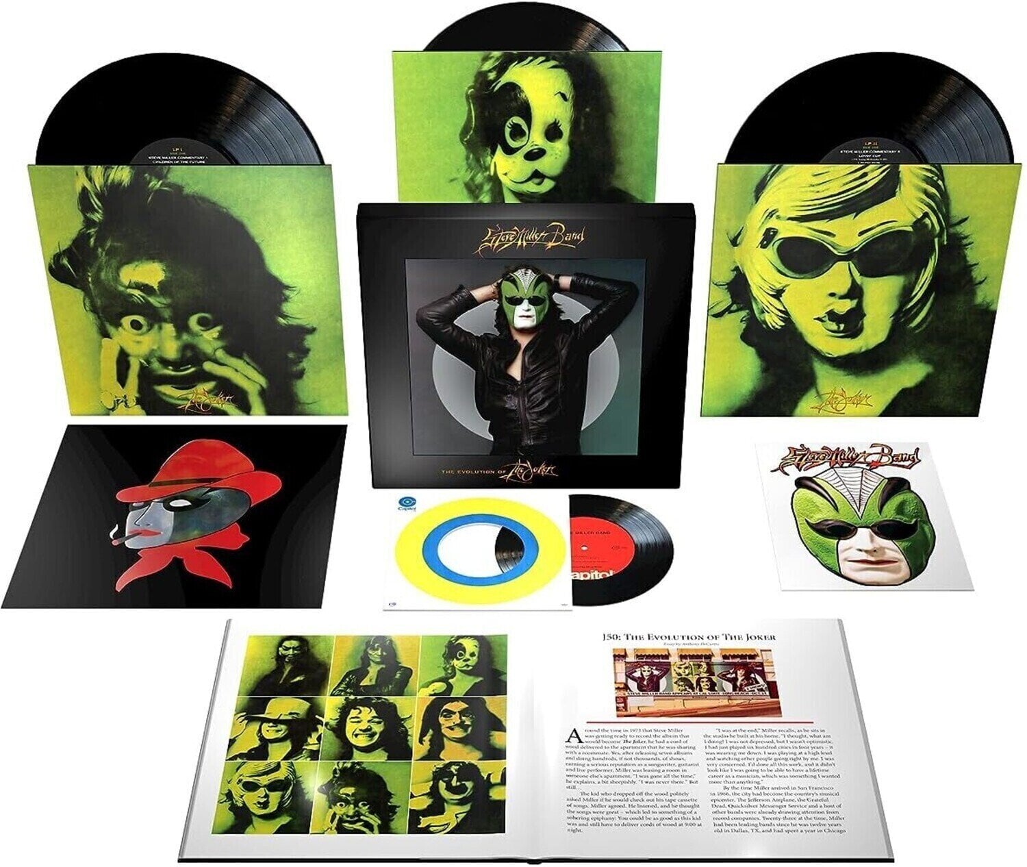 Vinilinė plokštelė Steve Miller Band - J50: The Evolution Of The Joker (Limited Super Deluxe Edition) (Steve Miller Blues Band) (3 LP + 7")