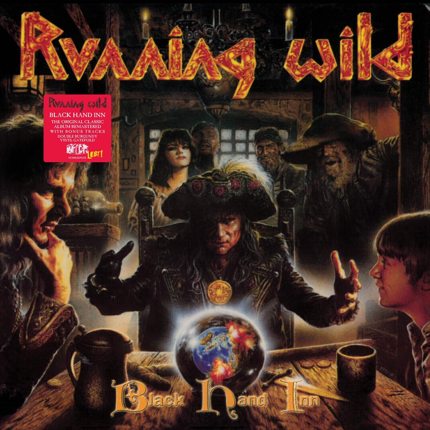 Płyta winylowa Running Wild - Black Hand Inn (Limited Edition) (Burgundy Red Coloured) (2 LP)