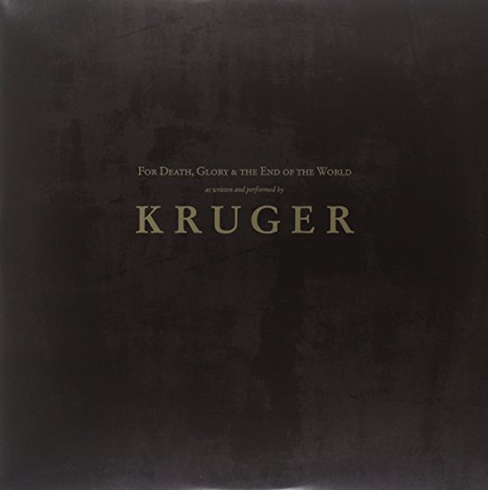 Disc de vinil Kruger - For Death, Glory & The End Of The World (Reissue) (2 LP)