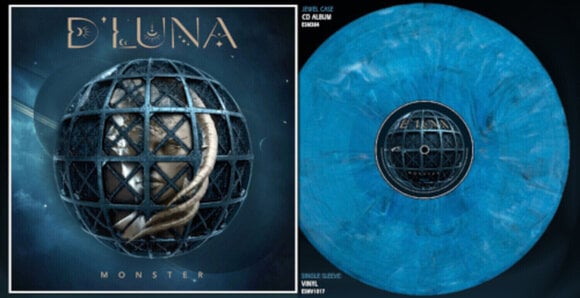 Vinyl Record D' Luna - Monster (Limited Edition) (Cool Blue Coloured) (LP) - 1