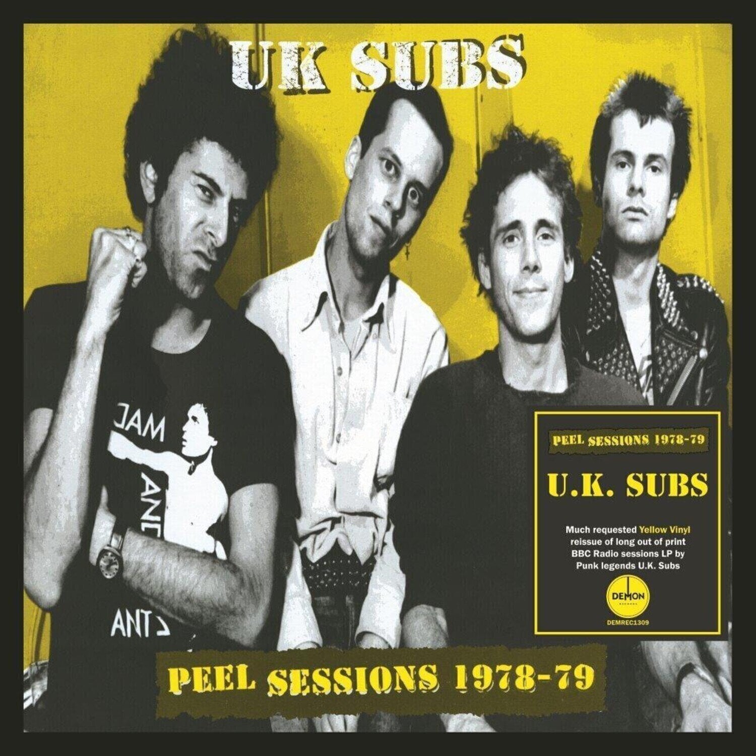 LP ploča UK Subs - Peel Sessions 1978-79 (Reissue) (Yellow Coloured) (LP)