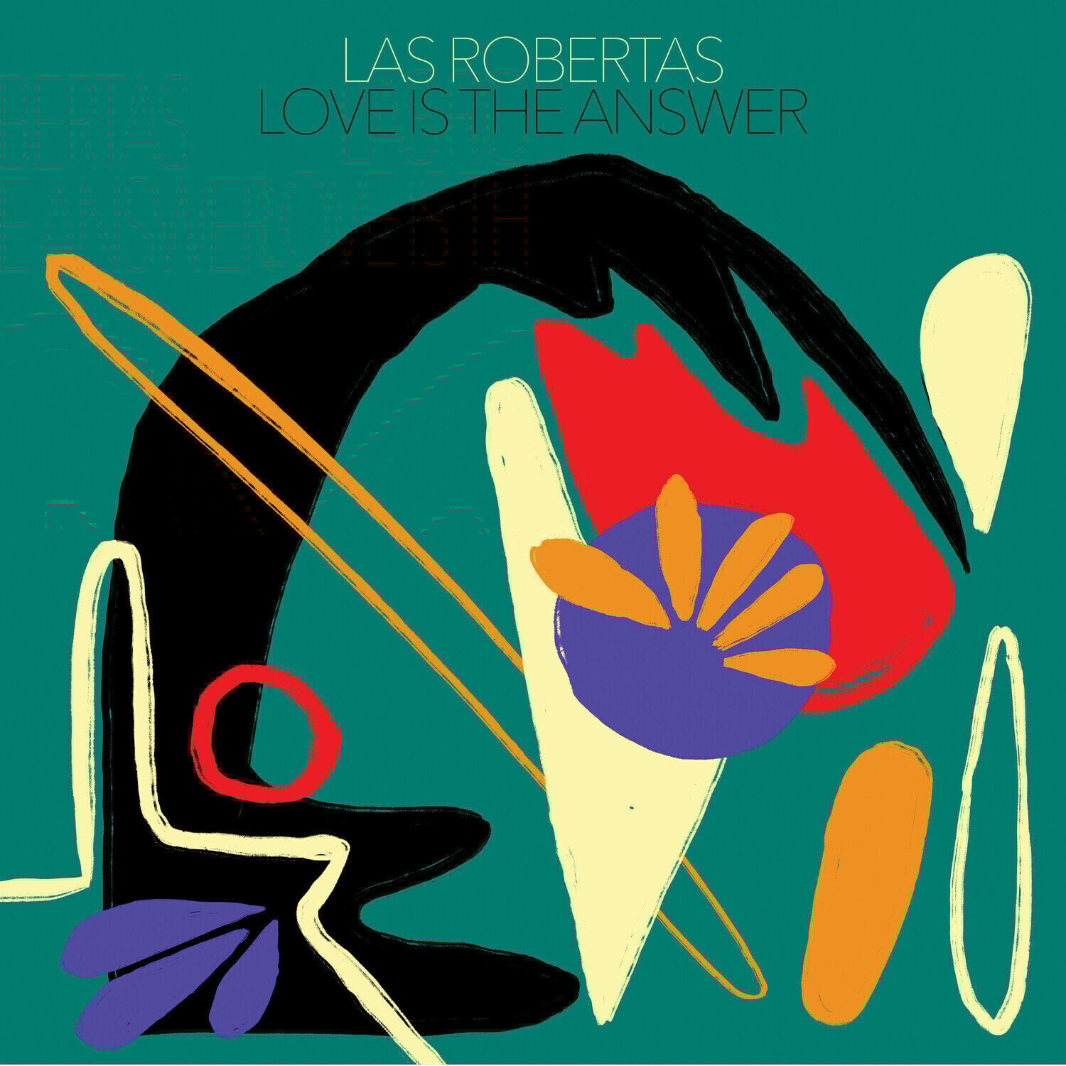 Disque vinyle Las Robertas - Love Is The Answer (Red Coloured) (LP)