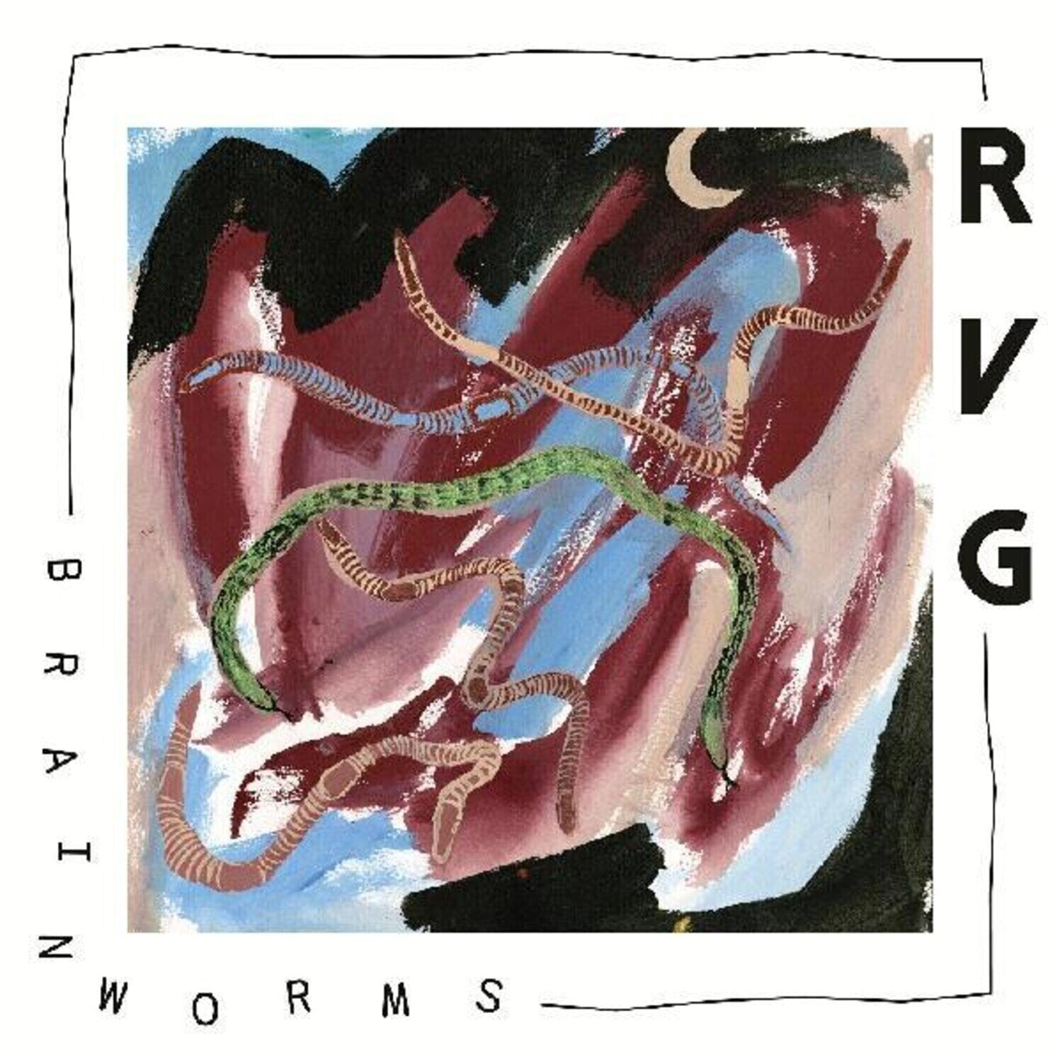 Vinyl Record RVG - Brain Worms (Limited Edition) (Deep Red Coloured) (LP)