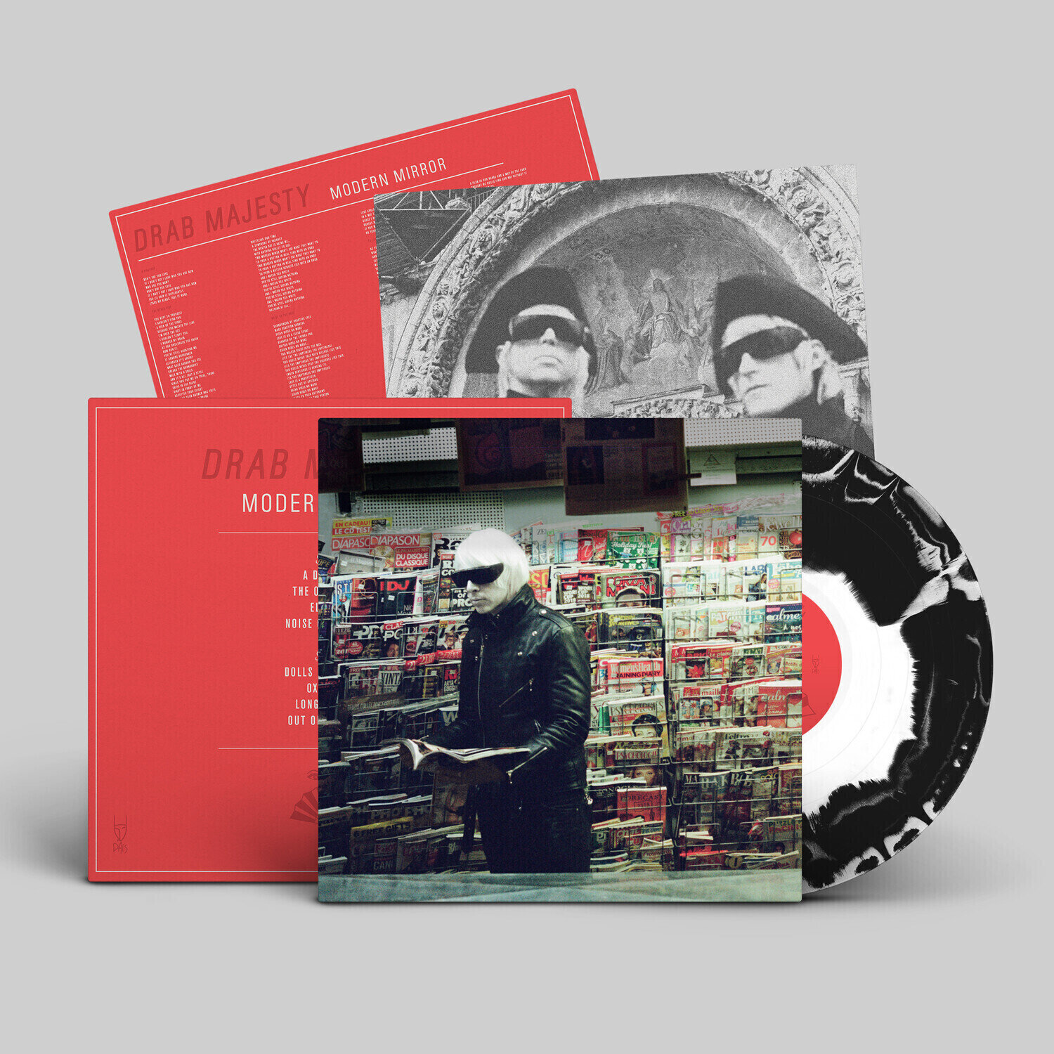 LP deska Drab Majesty - Modern Mirror (Limited Edition) (White & Black Smash Coloured) (LP)