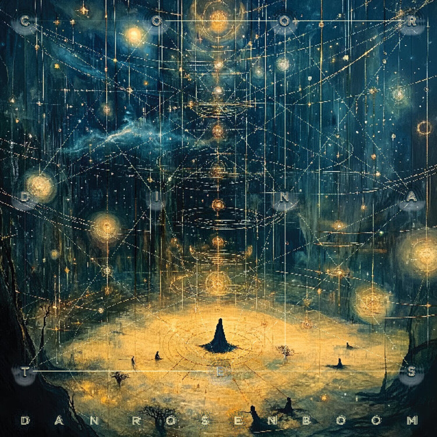 Vinyl Record Daniel Rosenboom - Coordinates (Limited Edition) (Transparent Gold Metallic Coloured) (LP)