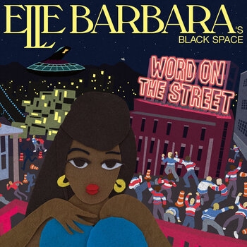 Vinyl Record Elle Barbara's Black Space - Word On The Street (LP) - 1