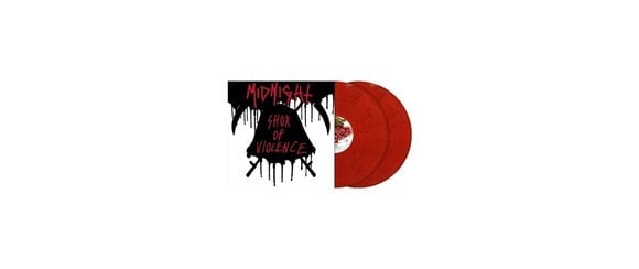 Disc de vinil Midnight - Shox Of Violence (Reissue) (Limited Edition) (Red Marbled Coloured) (2 LP) - 1