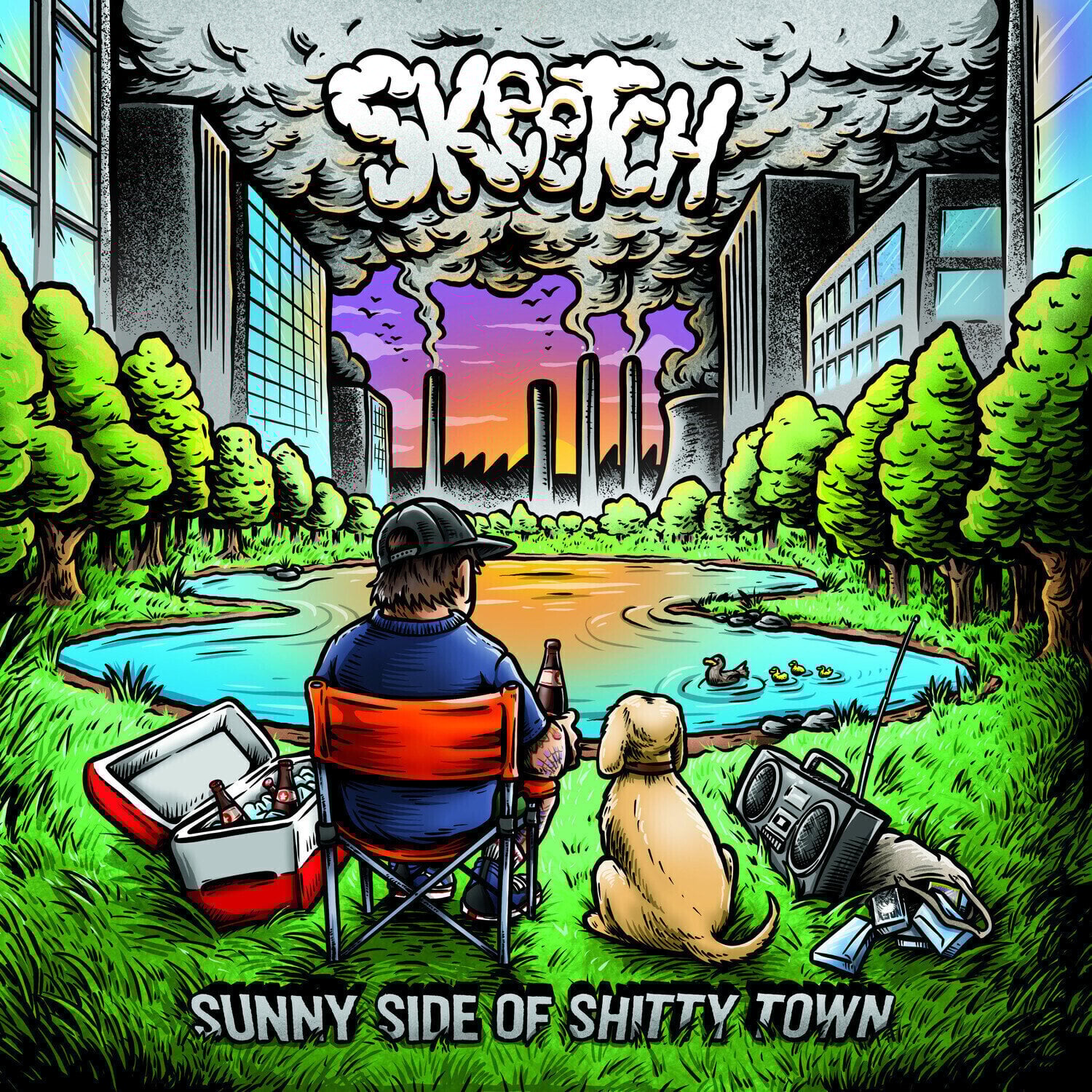 Vinylplate Skeetch - Sunny Side Of Shitty Town (Limited Edition) (LP)