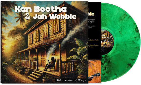 Disque vinyle Ken Boothe & Jah Wobble - Old Fashioned Ways (Limited Edition) (Green Marble Coloured) (LP) - 1
