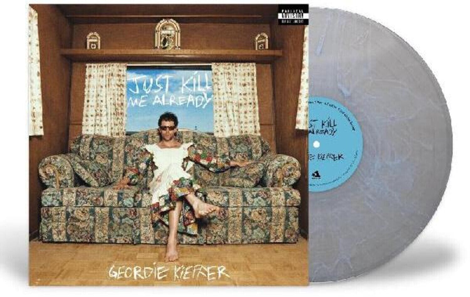 Vinylplate Geordie Kieffer - Just Kill Me Already (Blue Splatter Coloured) (LP)