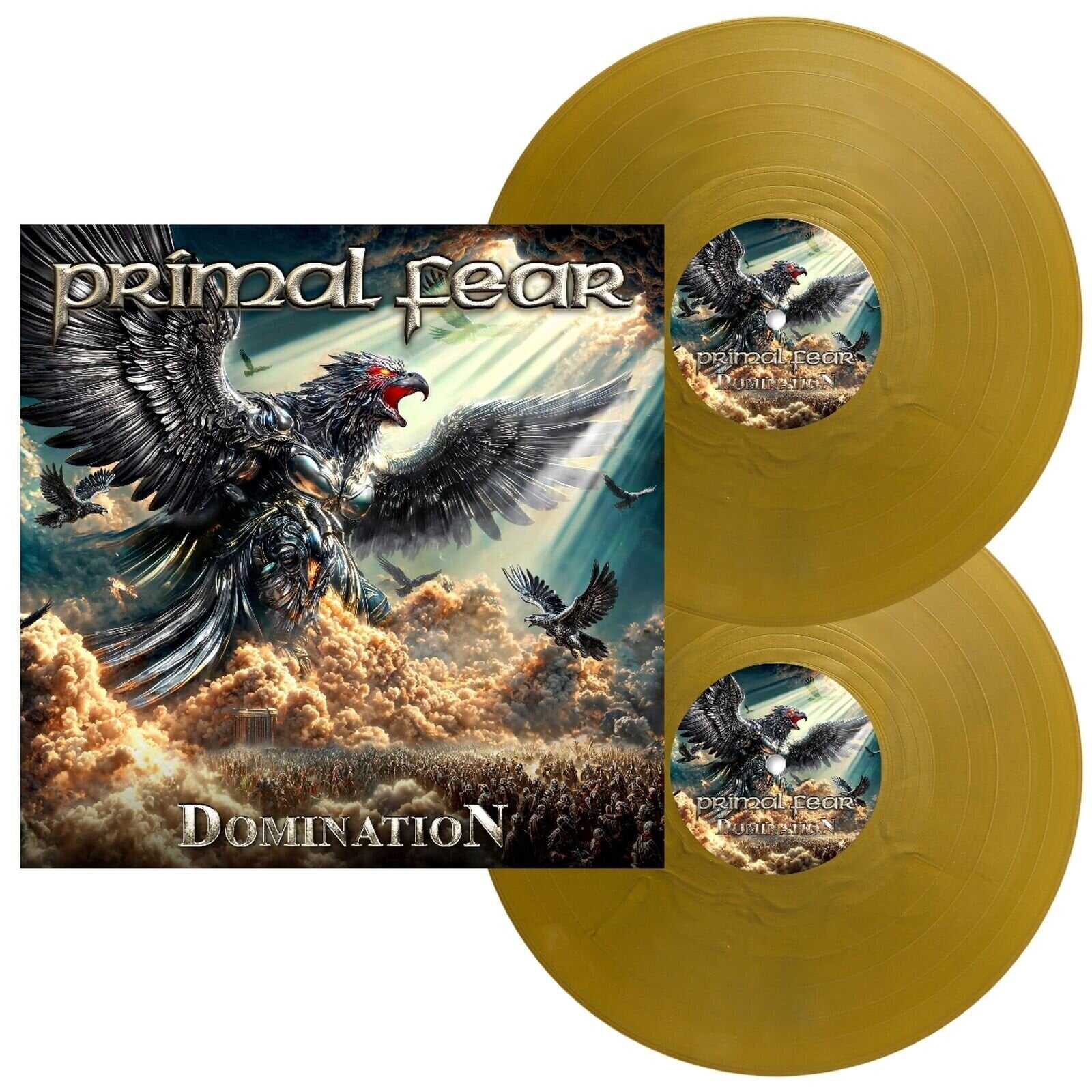 Płyta winylowa Primal Fear - Domination (Gold Opaque Coloured) (2 LP)
