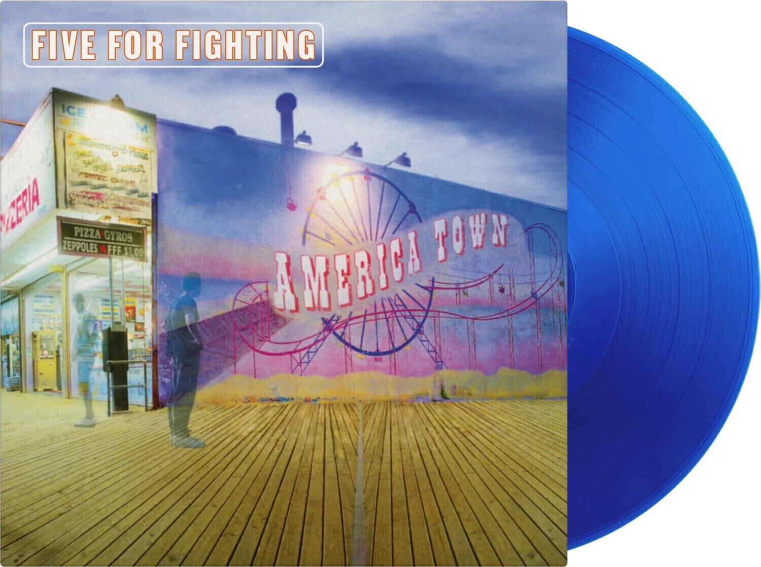 LP plošča Five For Fighting - America Town (Limited Edition) (Blue Translucent Coloured) (LP)