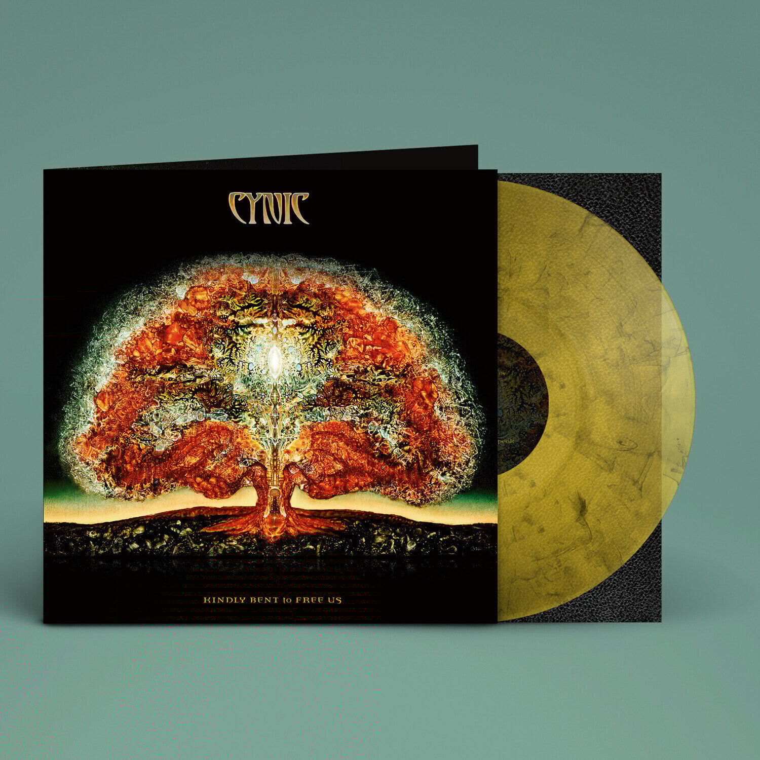 LP ploča Cynic - Kindly Bent To Free Us (Limited Edition) (Yellow/Black Smoke Coloured) (LP)