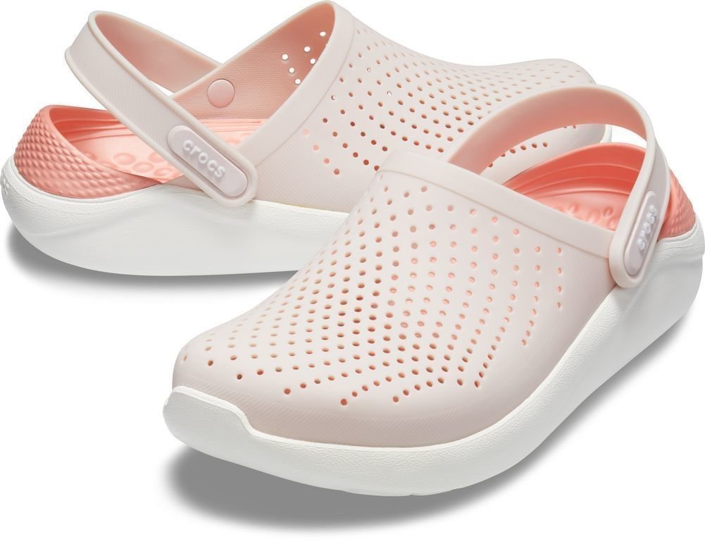 Unisex Schuhe Crocs LiteRide Clog Barely Pink/White 39-40