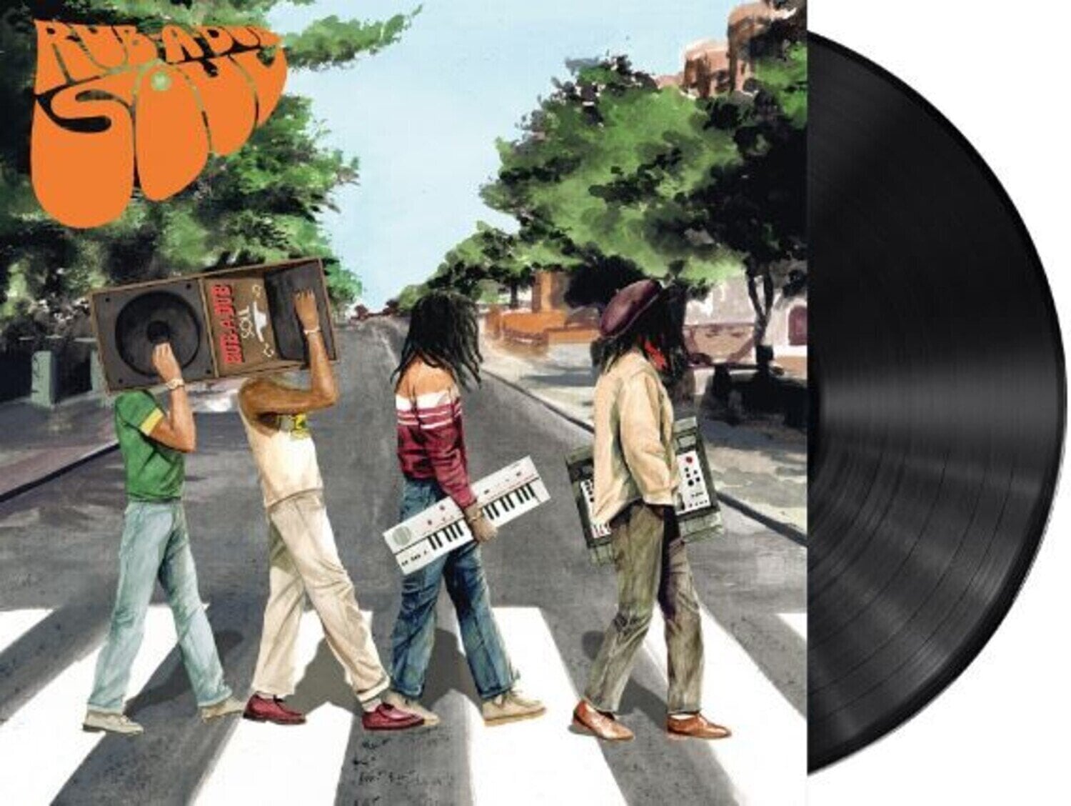 Vinylskiva Various Artists - Rub-A-Dub Soul (LP)