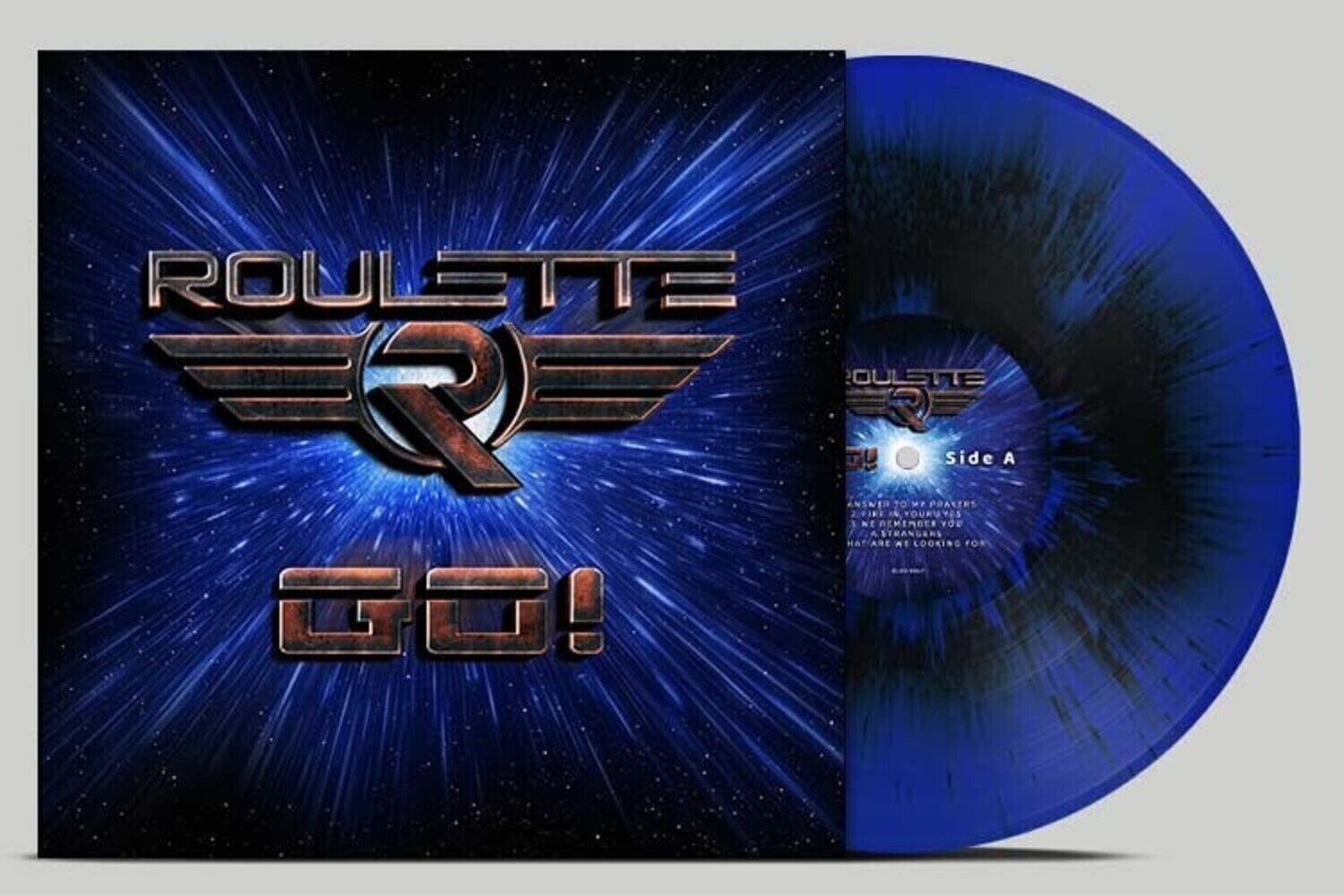 Disque vinyle Roulette - Go! (Limited Edition) (Blue Black Splatter Coloured) (LP)